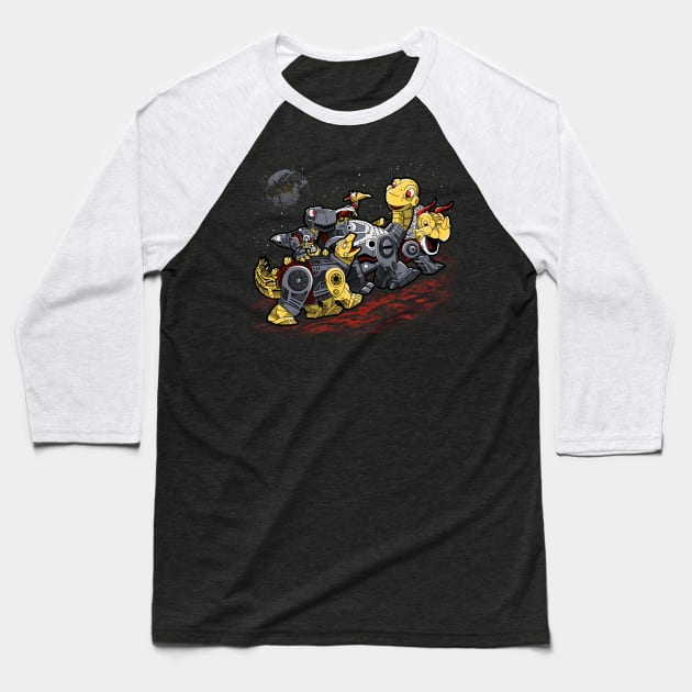 Bots Before Time Baseball T-Shirt by PrimePremne
